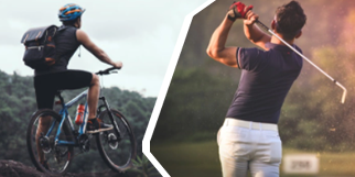 Transport Sports events, cycling groups and golf